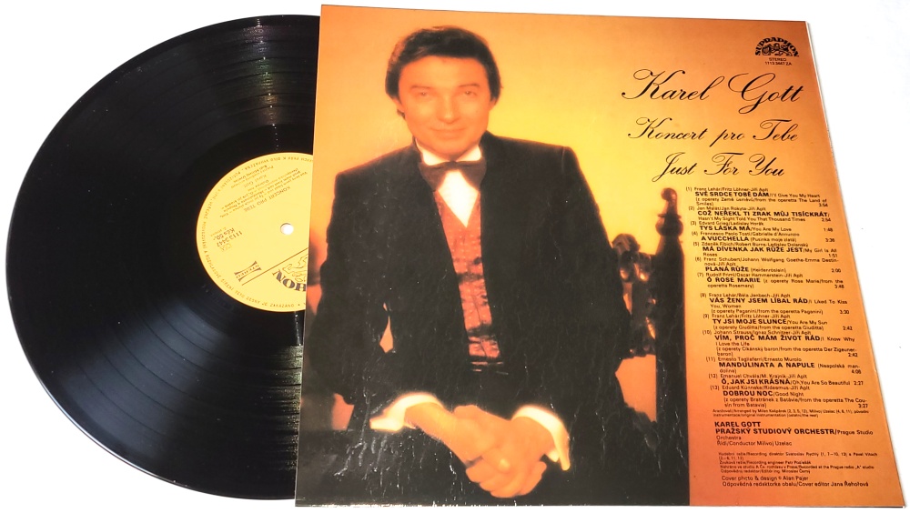 Karel Gott – Koncert Pro Tebe 1983 VG+, VYPRANÁ Vinyl (LP)