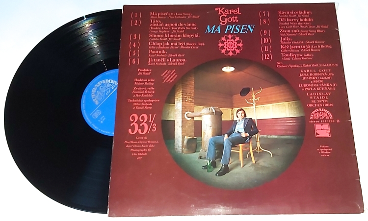 Karel Gott – Má Píseň 1972 VG, VYPRANÁ Vinyl (LP)
