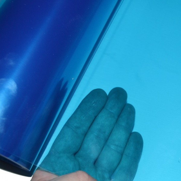 Folie na zatmavení světel Modrá (tmavá) 30cm x 1m (Folie na světla) 30 x 100cm