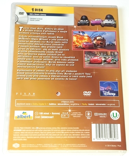 Auta 2008 DVD