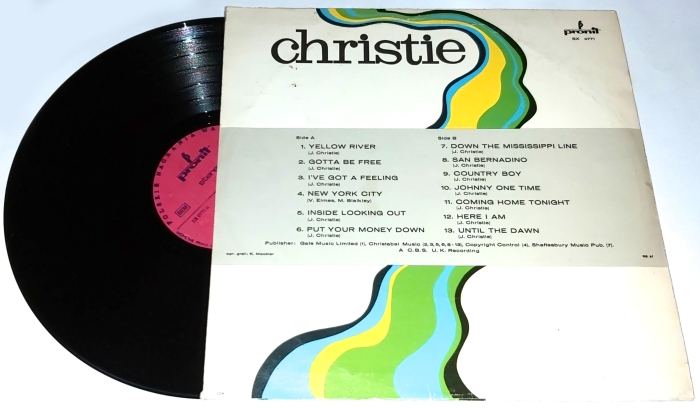 Christie – Christie 1979 VG+, VYPRANÁ Vinyl (LP)