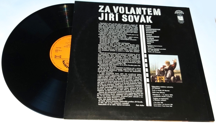 Jiří Sovák – Za Volantem Jiří Sovák 1980 NM, VYPRANÁ Vinyl (LP)