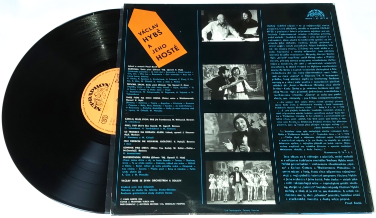 Václav Hybš – A Jeho Hosté 1976 VG+, VYPRANÁ Vinyl (LP)