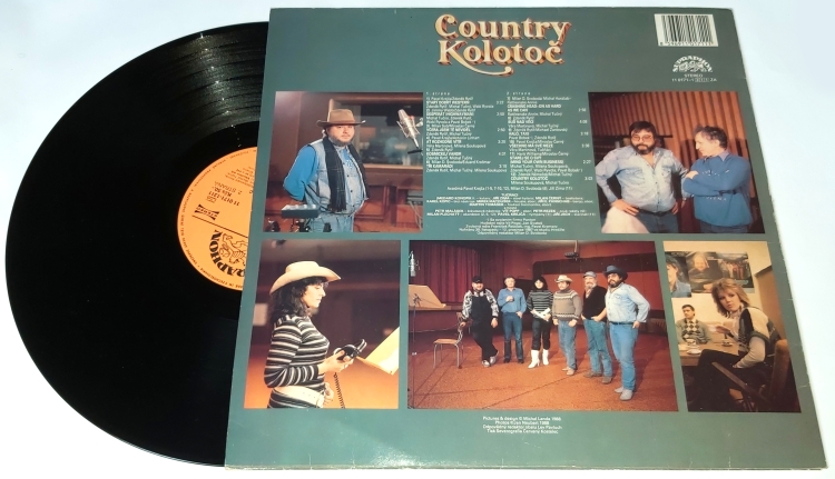 Michal Tučný - Pavel Bobek - Zdeněk Rytíř - Wabi Ryvola - Věra Martinová - Milena Soukupová - Rattlesnake Annie – Country Kolotoč 1981 EX-, VYPRANÁ Vinyl (LP)