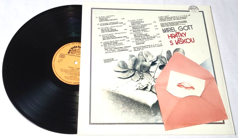 Karel Gott – Hrátky S Láskou 1984 EX, VYPRANÁ Vinyl (LP)
