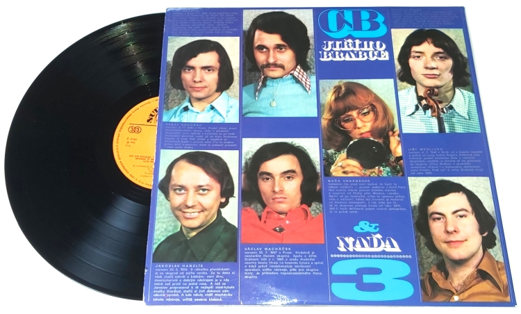 CB Jiřího Brabce & Naďa – 3 1975 EX VYPRANÁ Vinyl (LP)