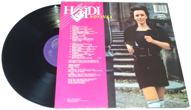 Heidi & Supernova Ivo Pavlíka – Novinka 1989 VG+, VYPRANÁ Vinyl (LP)