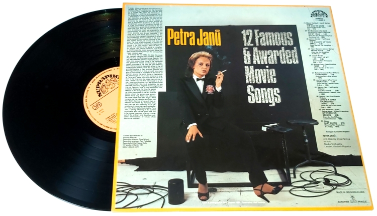 Petra Janů – 12 Famous & Awarded Movie Songs 1984 EX, VYPRANÁ Vinyl (LP)