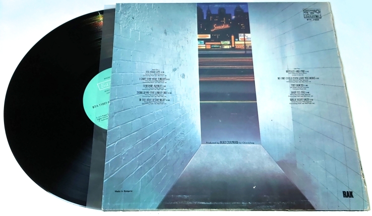 Smokie – Bright Lights And Back Alleys 1977 VG+ / VG-, VYPRANÁ Vinyl (LP)