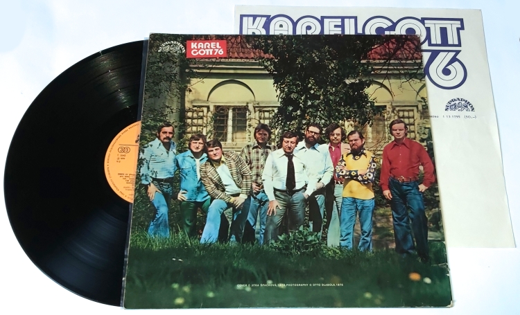 Karel Gott – Karel Gott '76 1975 VG+,  VYPRANÁ Vinyl (LP + příloha)