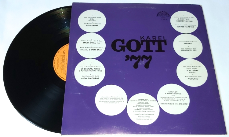 Karel Gott – Karel Gott '77 1976 VG+, VYPRANÁ Vinyl (LP)