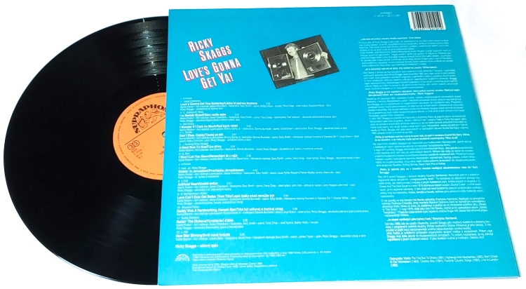 Ricky Skaggs – Love's Gonna Get Ya 1988 EX/EX-, VYPRANÁ Vinyl (LP)