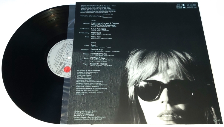 Amanda Lear – Incognito 1981 EX, VYPRANÁ Vinyl (LP)