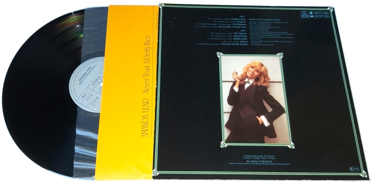 Amanda Lear – Never Trust A Pretty Face 1978 EX, VYPRANÁ Vinyl (LP)