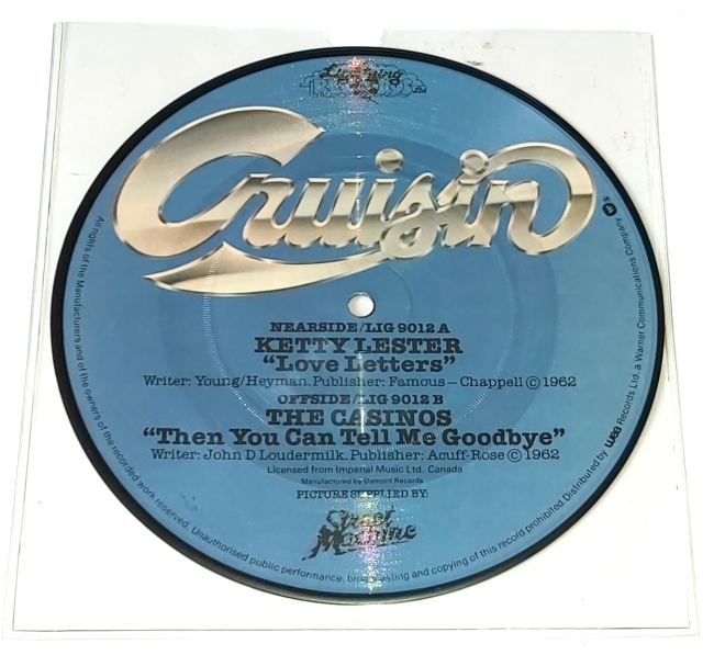 Ketty Lester / The Casinos – Love Letters / Then You Can Tell Me Goodbye 1979 EX, VYPRANÁ Vinyl 7" Single (SP)