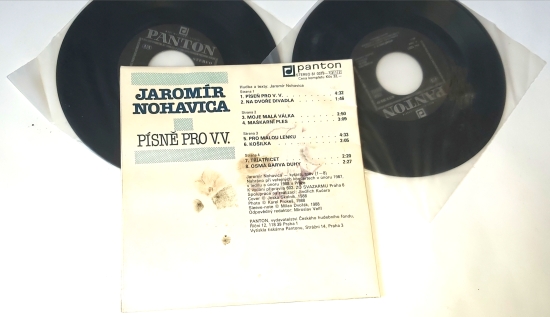 Jaromír Nohavica – Písně Pro V.V. 1989, 2 x Vinyl 7" Single (SP)