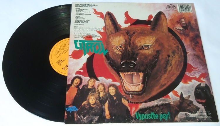 Citron – Vypusťte Psy! 1990 VG, VYPRANÁ Vinyl (LP)