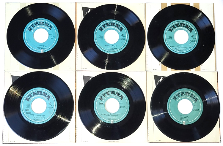 ETERNA - Klasická hudba, Set 6 x Vinyl 7" Single