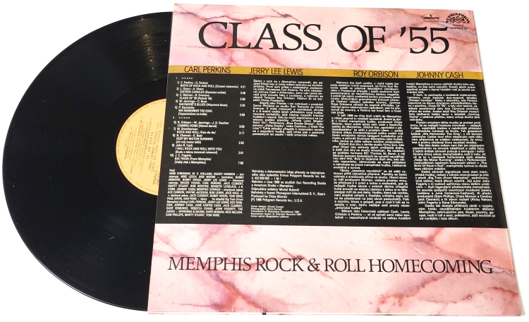 Class Of '55 (Carl Perkins / Jerry Lee Lewis / Roy Orbison / Johnny Cash) – Memphis Rock & Roll Homecoming 1987 EX, VYPRANÁ Vinyl (LP)