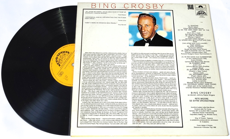Bing Crosby – Seasons 1980 VG, VYPRANÁ Vinyl (LP)