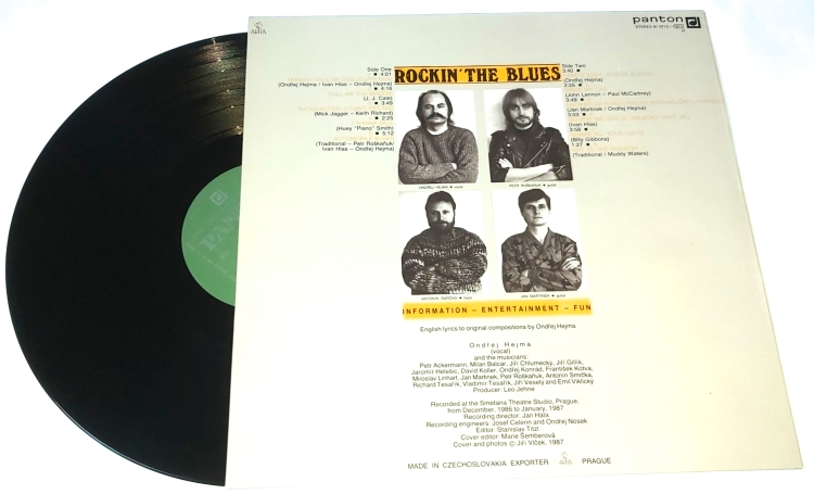 Ondřej Hejma – Rockin' The Blues 1988 EX+, VYPRANÁ Vinyl (LP)