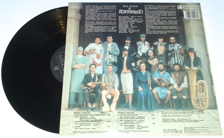 Milan Svoboda & Kontraband – Jen Tak Dál = Keep It Up 1990 NM, VYPRANÁ Vinyl (LP)