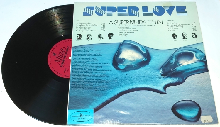 Super Love – A Super Kinda Feelin' 1979 VG+, VYPRANÁ Vinyl (LP)