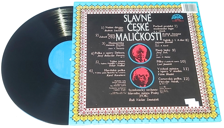 Symfonický Orchestr Hl. M. Prahy (Fok), Václav Smetáček – Slavné České Maličkosti 1973 NM, VYPRANÁ Vinyl (LP)