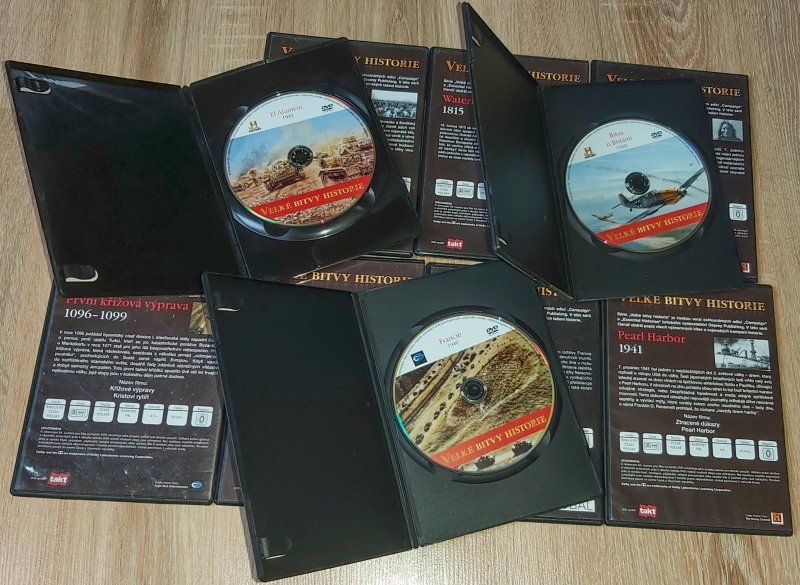 Velké bitvy historie 10 DVD
