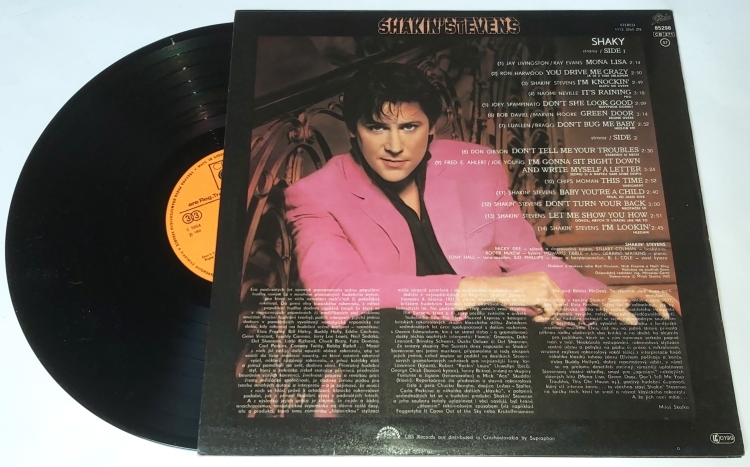 Shakin' Stevens – Shaky 1983 VG+, VYPRANÁ Vinyl (LP)