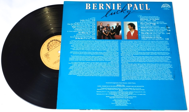 Bernie Paul – Lucky 1987 EX, VYPRANÁ Vinyl (LP)