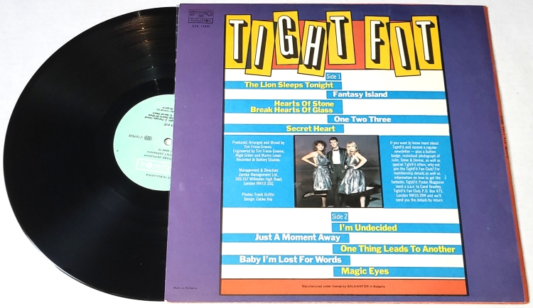 Tight Fit – Tight Fit 1983 EX, VYPRANÁ Vinyl (LP)