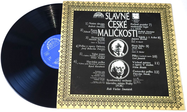 Symfonický Orchestr Hl. M. Prahy (Fok), Václav Smetáček – Slavné České Maličkosti 1982 EX, VYPRANÁ Vinyl (LP)