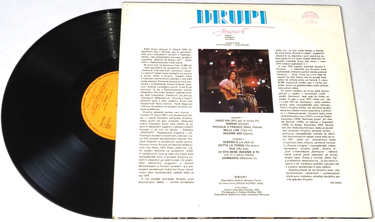 Drupi  – Buonanotte 1980 VG+, VYPRANÁ Vinyl (LP)