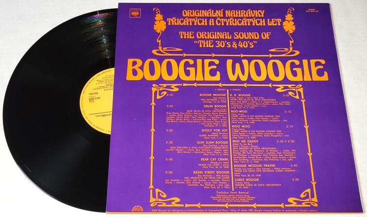 Boogie Woogie –  Originální nahrávky 30. a 40. let 1979 EX Vinyl (LP)