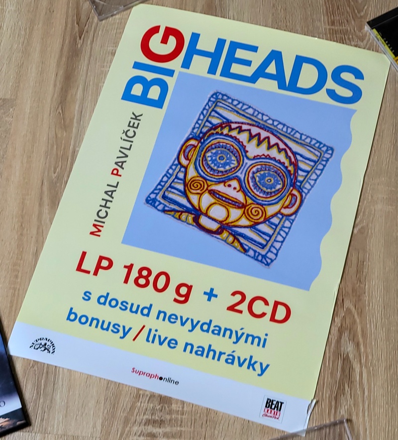 Michal Pavlíček – Big Heads (plakát)