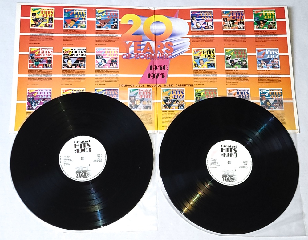 Various – Greatest Hits Of 1963 1990 VG+, VYPRANÉ Vinyl (2LP)