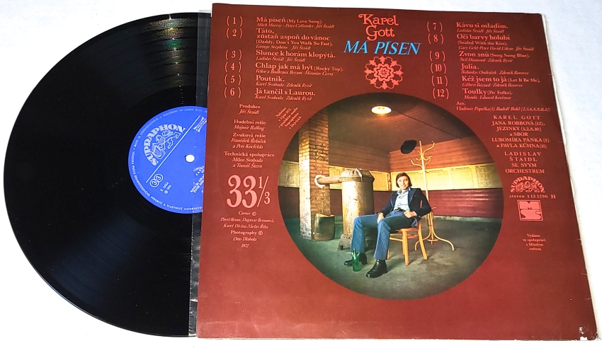 Karel Gott – Má Píseň 1972 VG+, VYPRANÁ Vinyl (LP)