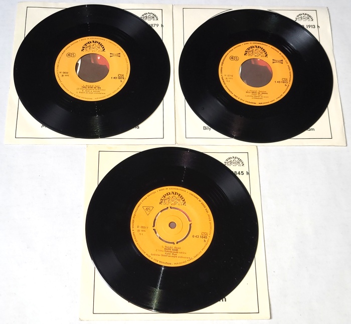 Karel Gott, Set 3 x Vinyl 7" Single