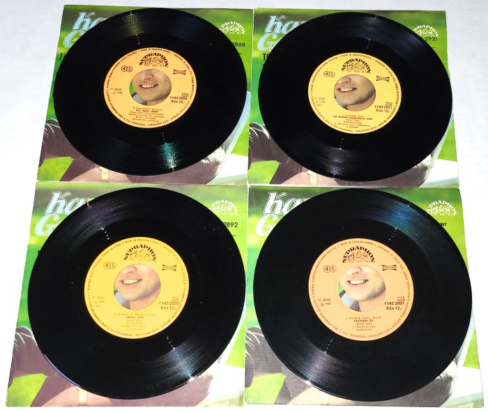 Karel Gott, Set 4 x Vinyl 7" Single