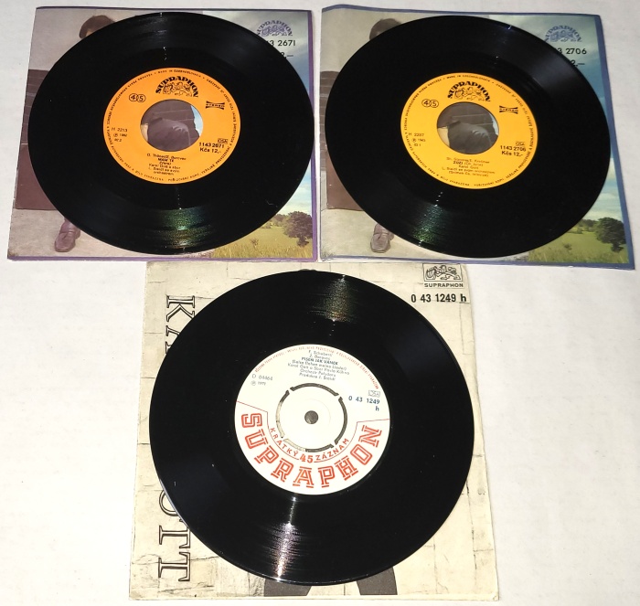 Karel Gott, Set 3 x Vinyl 7" Single