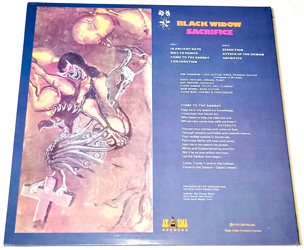 Black Widow – Sacrifice 2024 NOVÁ, NEHRANÁ Vinyl (LP)