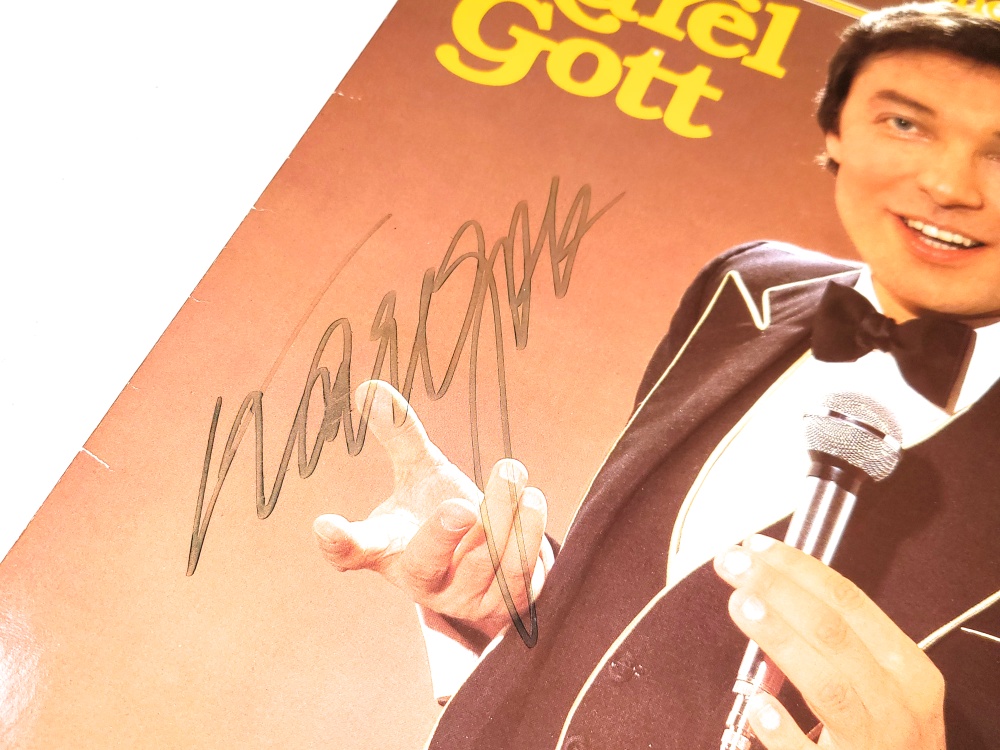Karel Gott – Du Bist Die Welt Für Mich 1981 EX+, VYPRANÁ Vinyl (LP) autogram, podpis