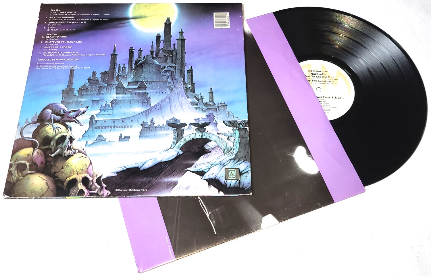 Nazareth – No Mean City 1979 VG+, VYPRANÁ Vinyl (LP)