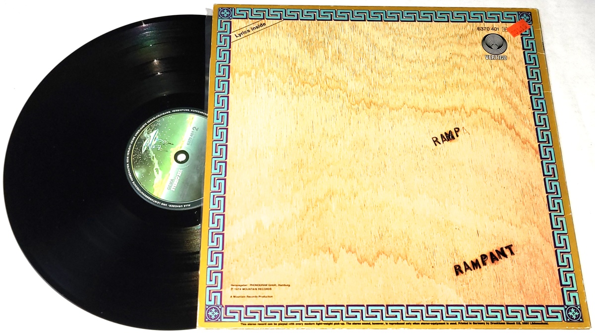 Nazareth – Rampant 1975 EX, VYPRANÁ Vinyl (LP)