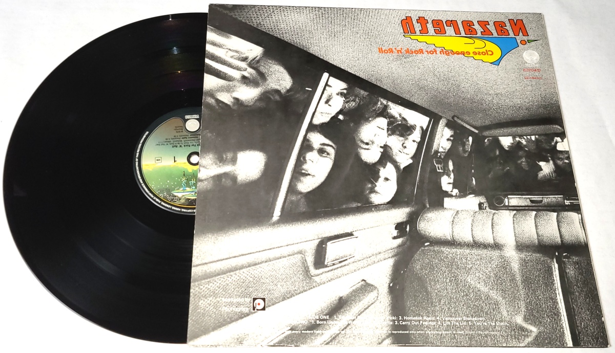 Nazareth – Close Enough For Rock 'N' Roll 1976 EX, VYPRANÁ Vinyl (LP)