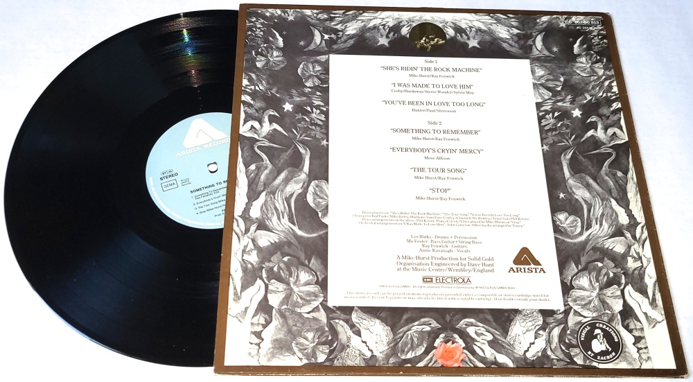 Fancy – Something To Remember 1975 EX, VYPRANÁ Vinyl (LP)
