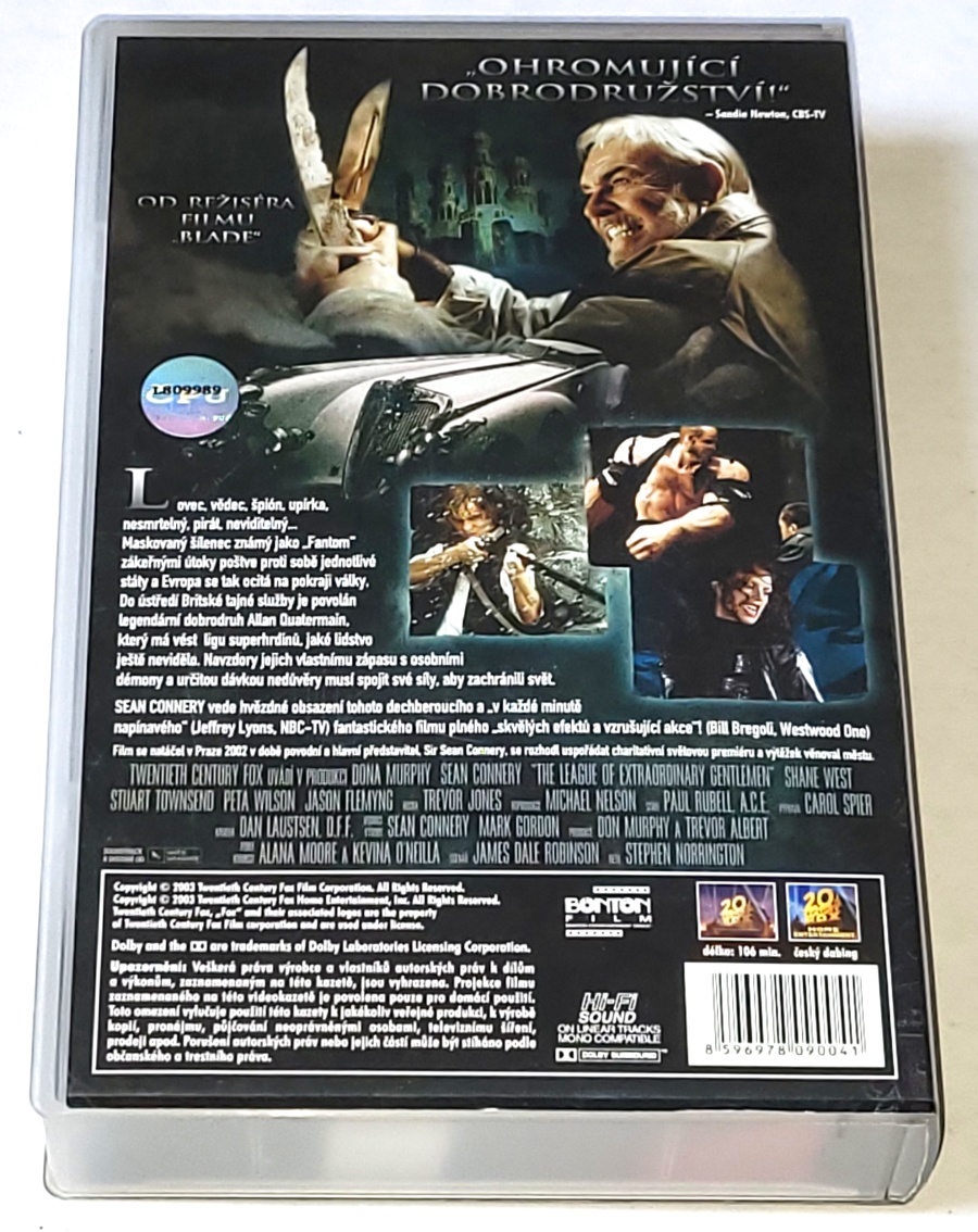 Liga výjimečných - VHS kazeta