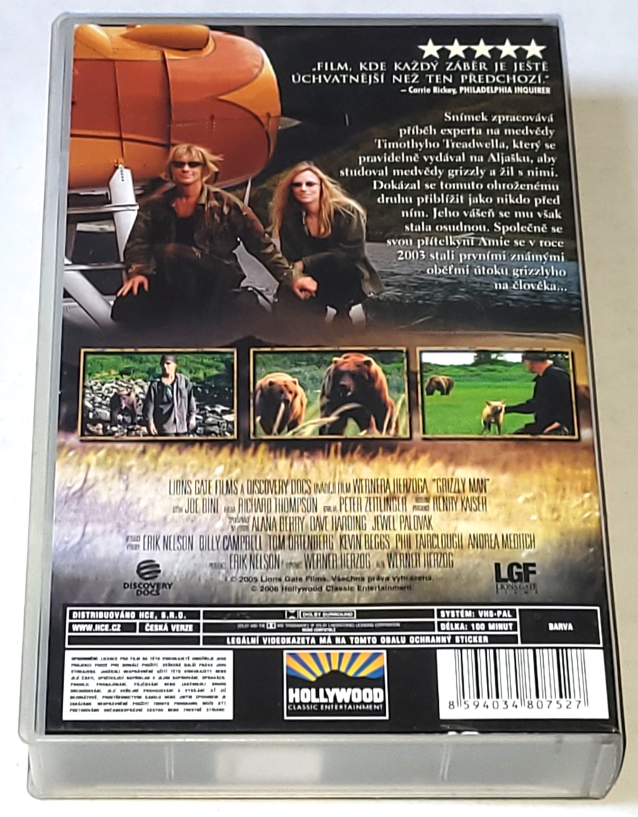 Grizzly Man - VHS kazeta