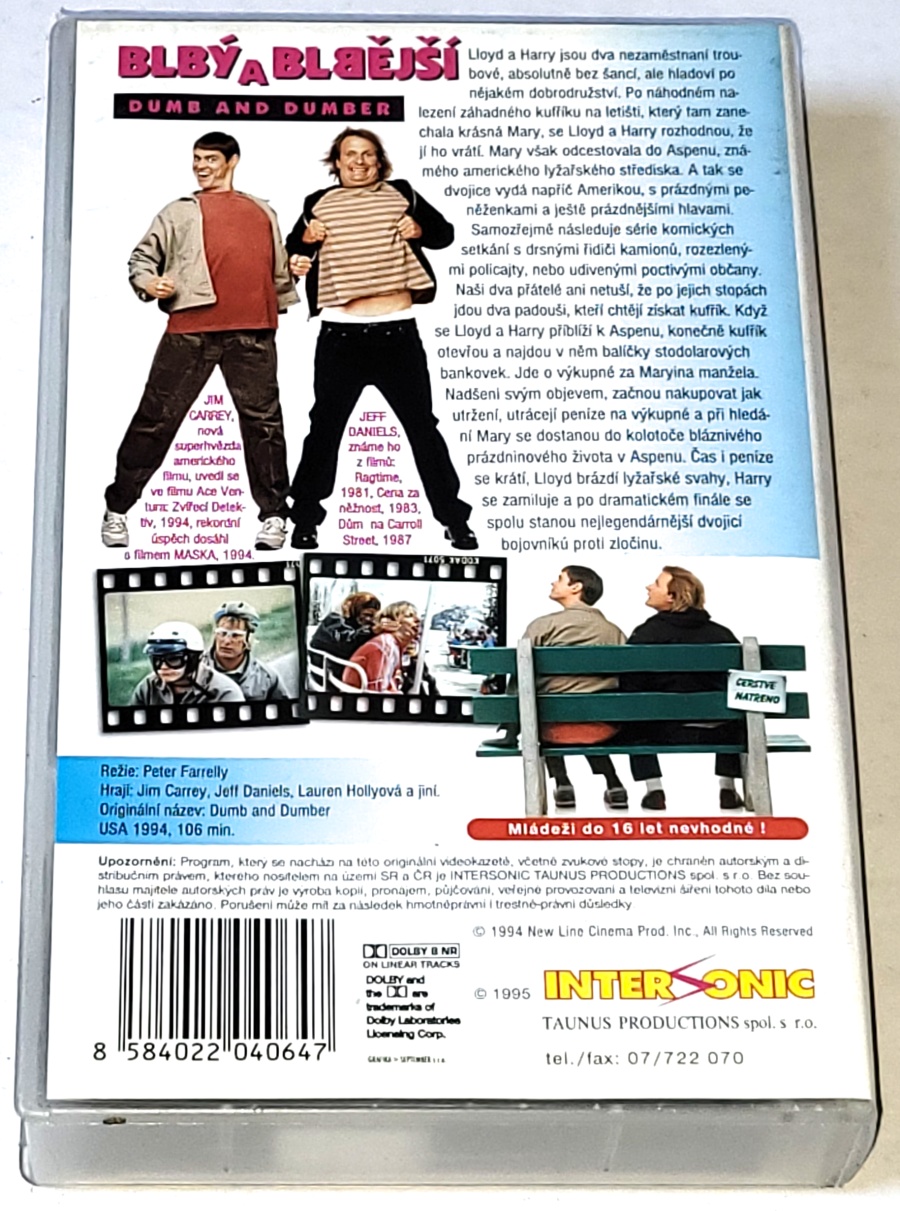 Blbý a blbější - VHS kazeta